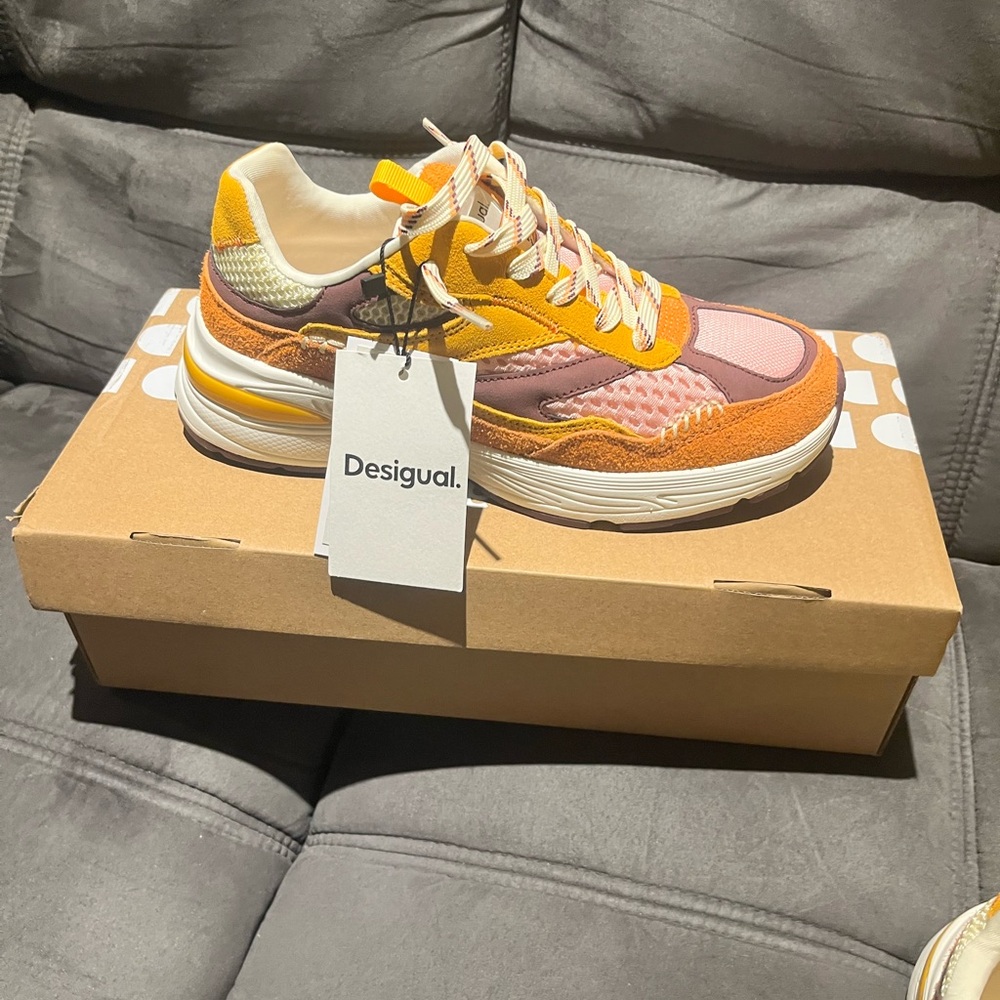 Desigual Oversized Patchwork Sneakers